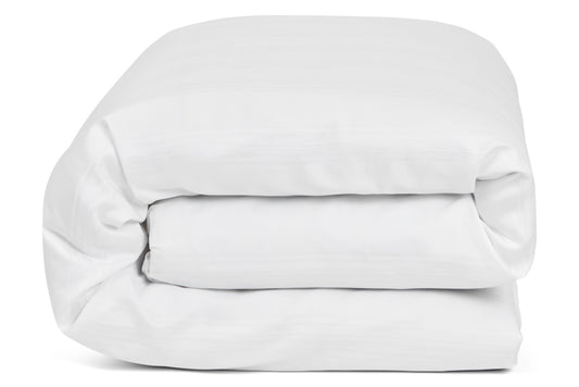 Dobby Stripe Cotton 300 Thread Count Duvet Cover
